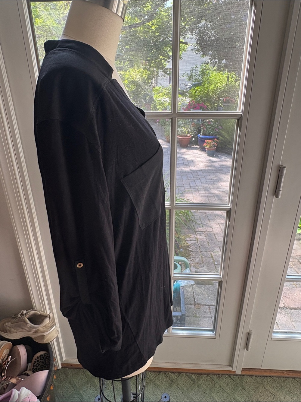 Calvin Klein XL Black Blouse - Picture 3 of 5